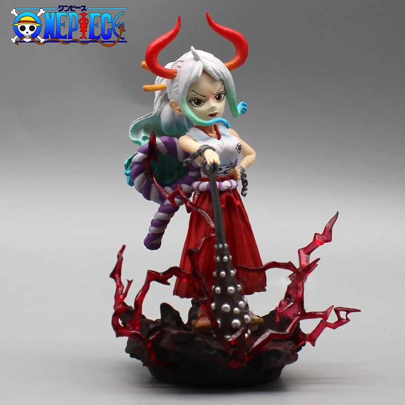 

One Piece Yamato Anime Figure The Grandline Lady Wano Country Statue Action Figurine Collectible Model Doll Toys Kids Gift 11cm