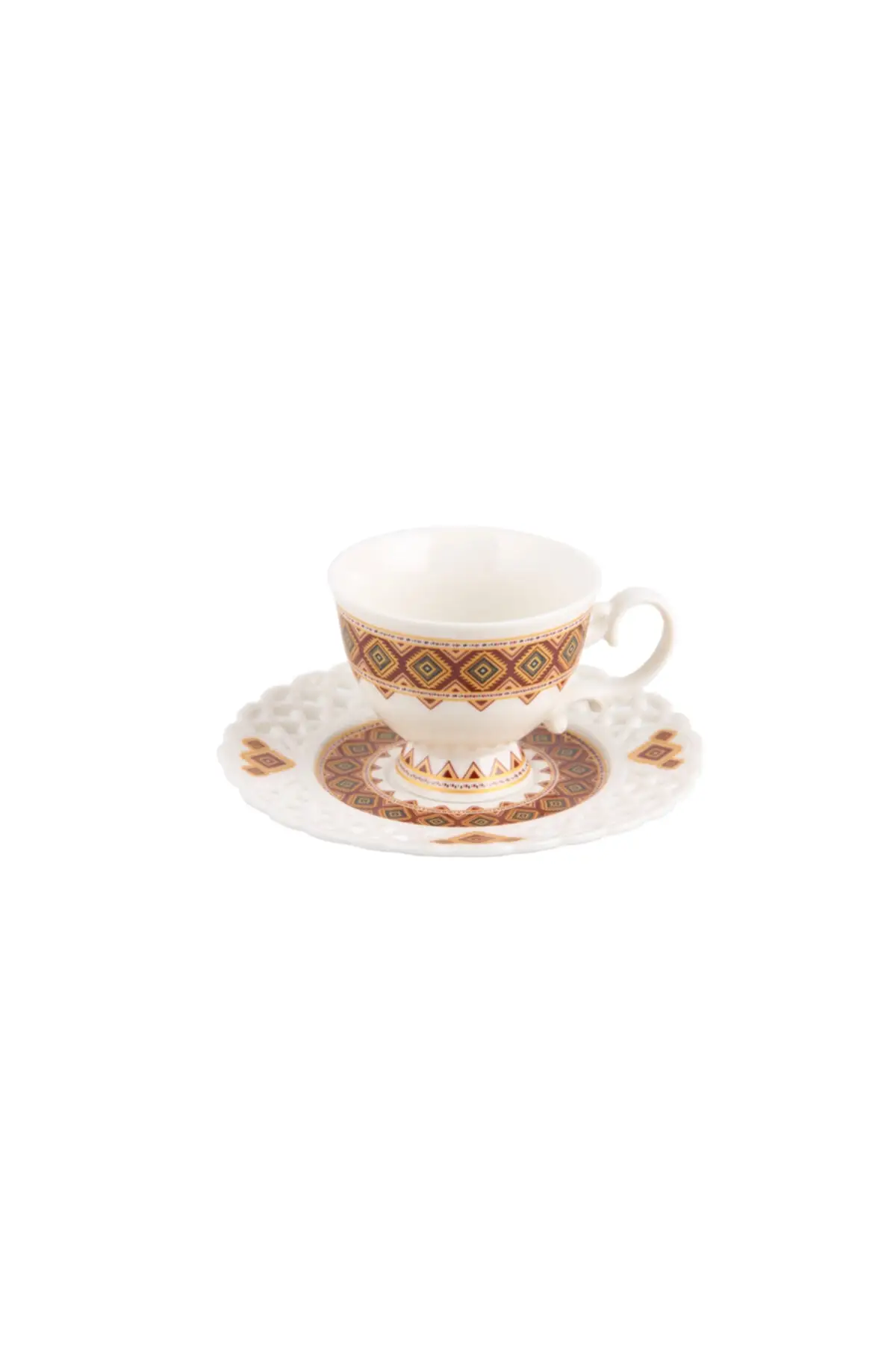 

Amazing Turkish Greek Arabic Coffee & Espresso Cup Set Porcelain English Coffee Cup Set