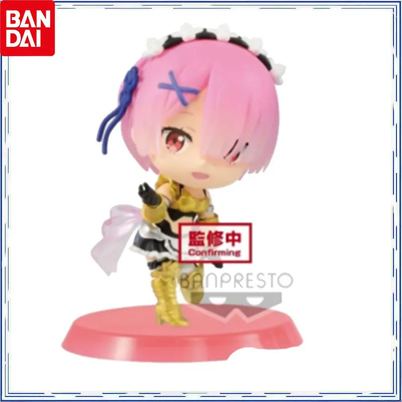 

Bandai Genuine Q-version Re:Life In A Different World From Zero Sister Ram Amusement Action Figure Kawaii Cartoon Characters