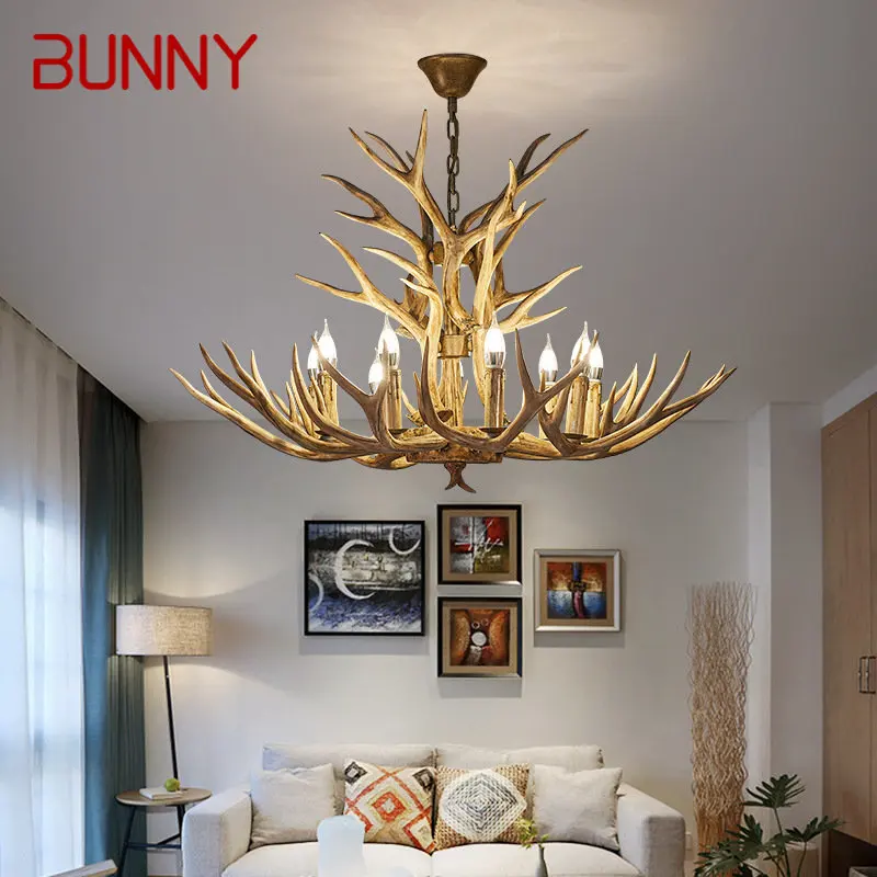 

BUNNY Nordic Pendant Lights Creative LED Ceiling Chandelier for Modern Home Dining Room Aisle Decor