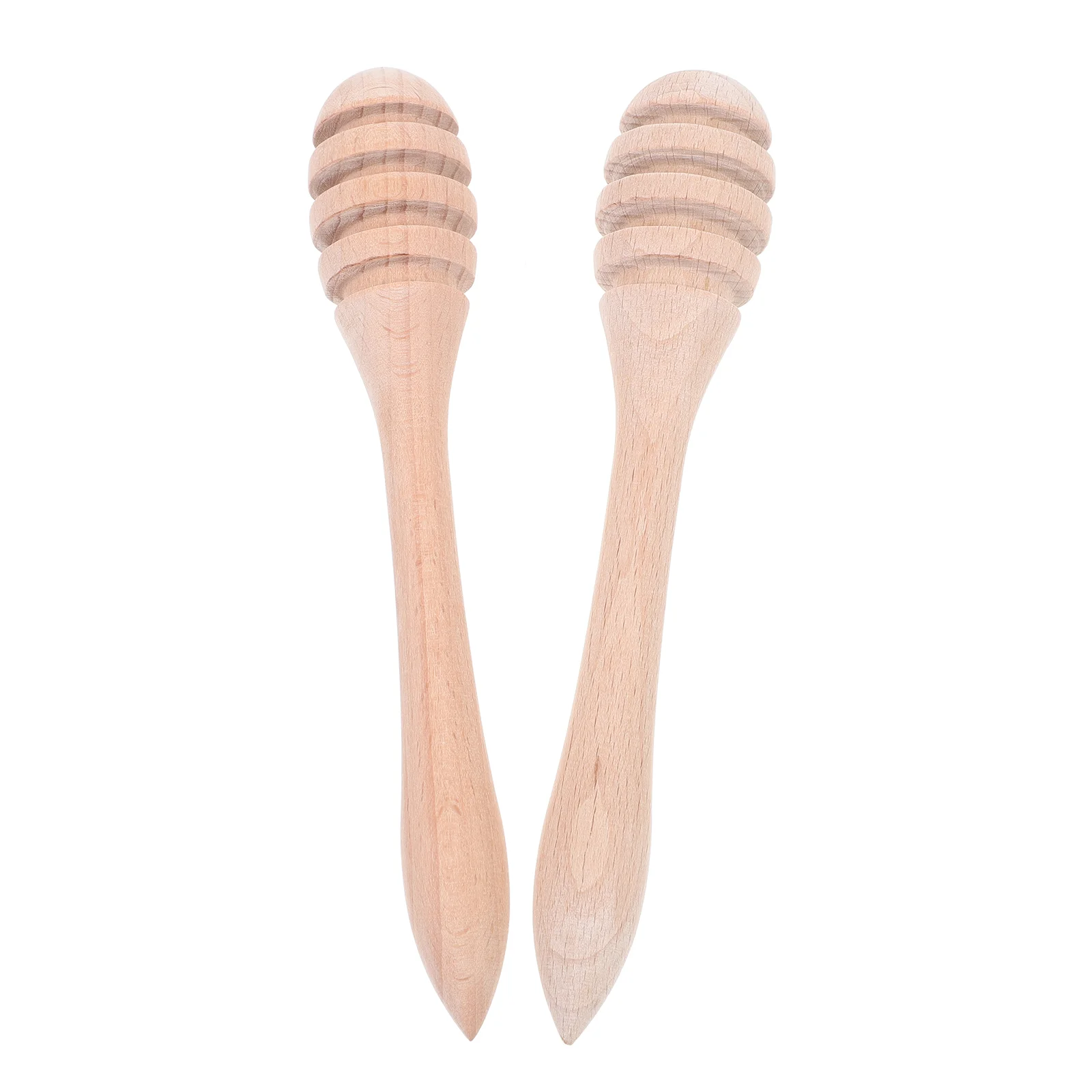 

2Pcs Simple Honey Sticks Honey Whisking Rods Household Honey Wands Supplies