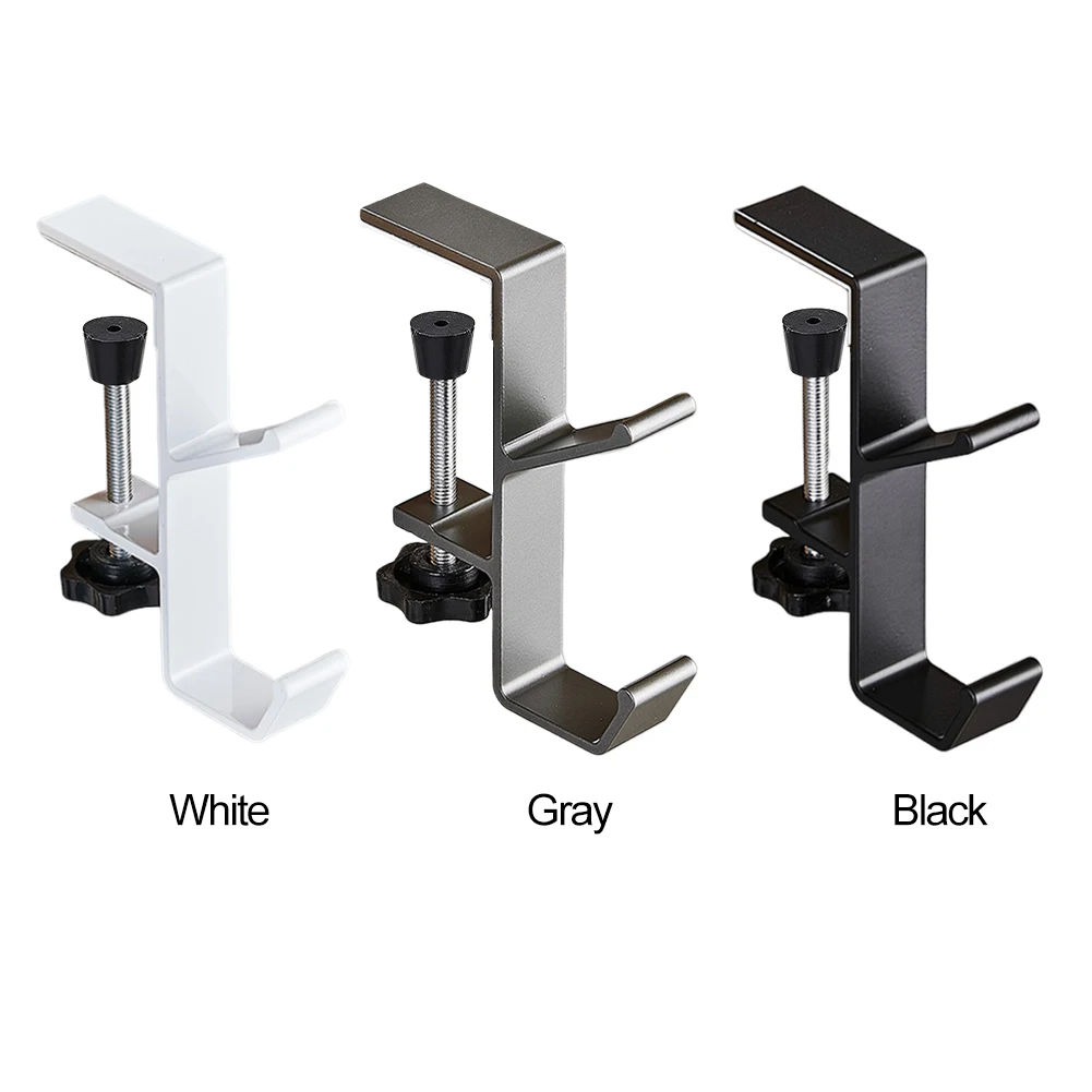 Регулируемая Настольная кромка с крючком вешалка для игровой гарнитуры