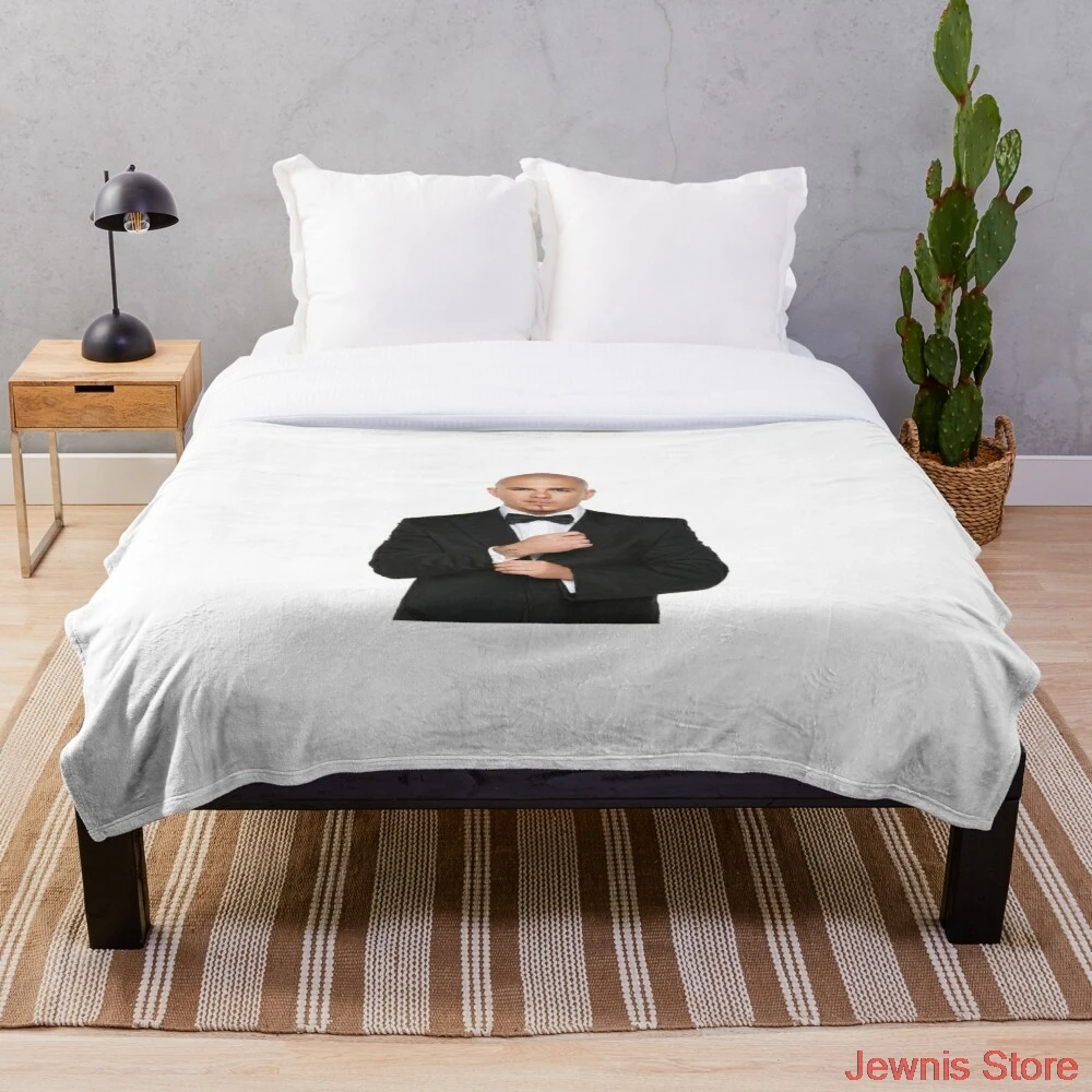 

Mr Worldwide Blanket Fleece Art Print Children Warm Bed Throw Blanket newborn bayby Blanket Boys Adult Gifts