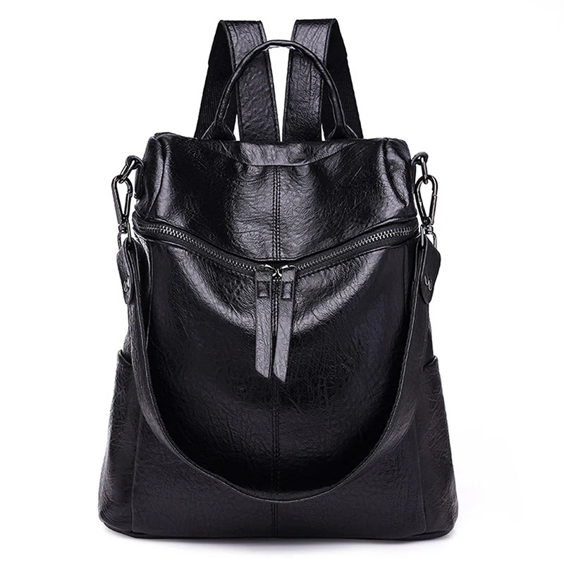 

Female Backpack New Korean Version Backpack Women The Wild Fashion Travel Backack Woman Bag Leisure Travel Leather Backpacks