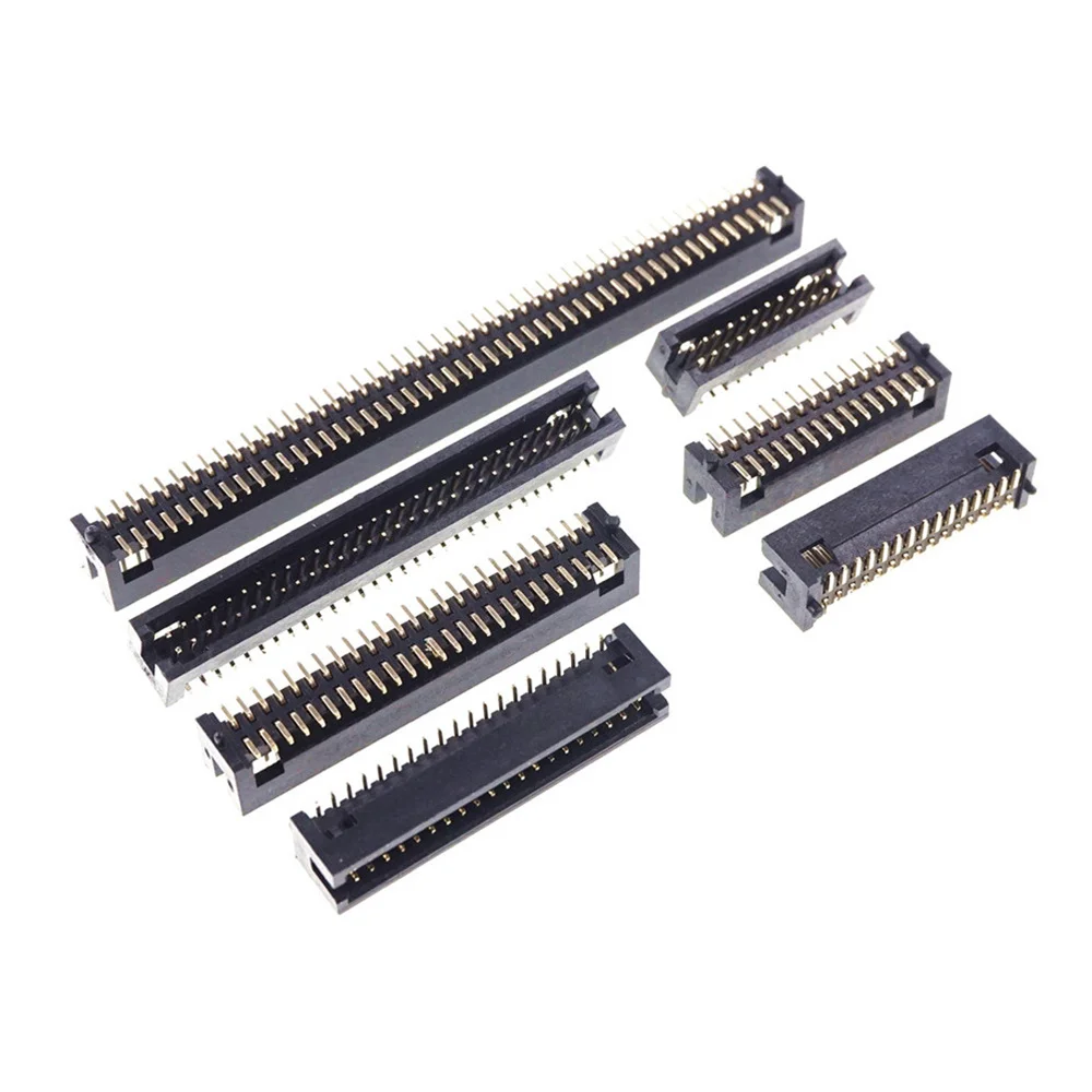20 Pcs SMT Box Header 1.27MM Male 20 24 30 40 50 60 Pin Dual Row Locating Peg Post Straight SMD Sockets Board to Board Connector