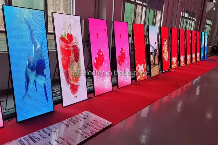 Jode Крытый Открытый Ультратонкий P1.5 Портативный Smart Wi-Fi Стенд Светодиодный Экран