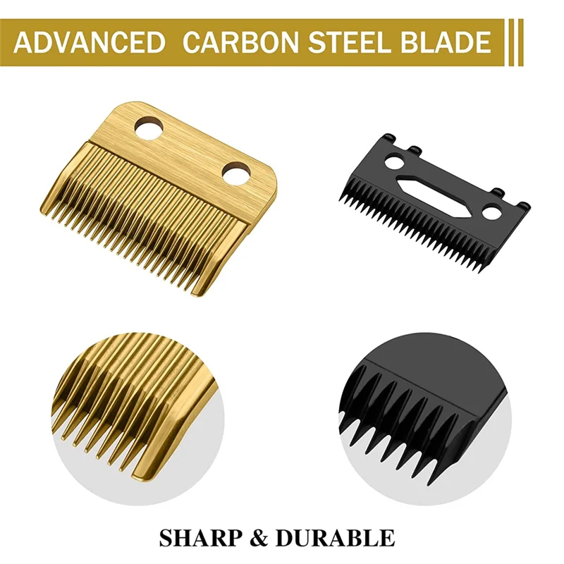 Сменные лезвия FX802G для машинки стрижки BaBylissPRO FX870/FXF880/FX810/FX825/FX673N золотые