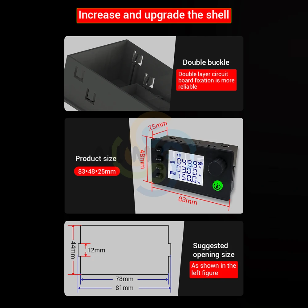 Регулируемый блок питания ZK-10022 22A/1500W Step-down DC
