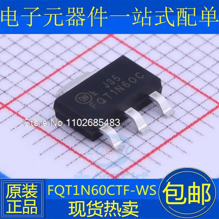 

10 шт./лот FQT1N60CTF-WS FQT1N60C SOT-223
