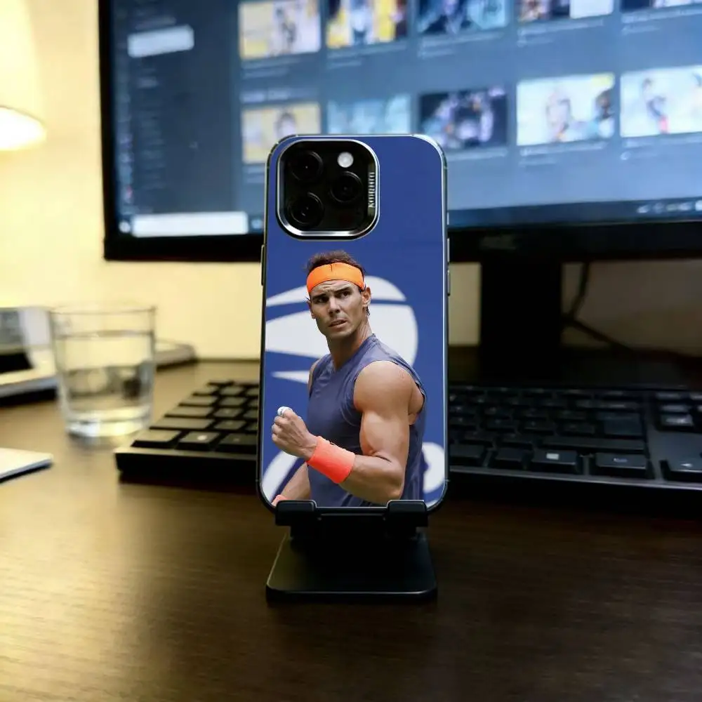 Фото Чехол для телефона Rafael Nadal для iPhone 17, 16, 15, 14, 13, 12, 11 Plus, Pro Max, XS, цветной серебристый чехол-накладка №5