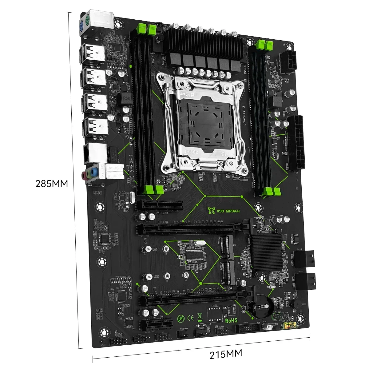 Комплект материнской платы MR9A-H MACHINIST X99 с процессором Intel LGA 2011-3 Xeon E5 2650 V4 DDR4 16 ГБ (2*8