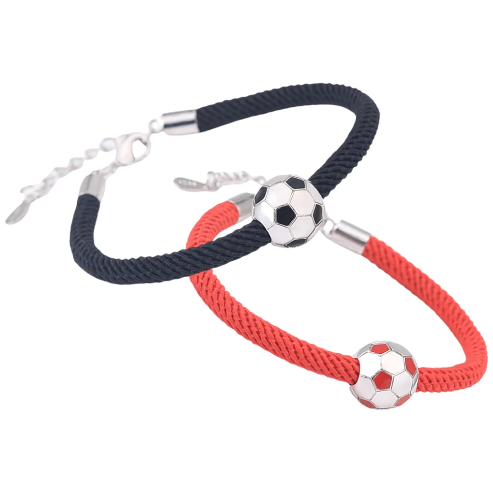 

Souvenir Chic Football Bracelet Women Portable Wear-resistant Wrist Sports Bracelets Soccer Couple Boys Fans Supply
