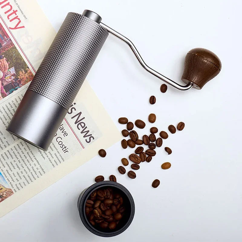 

Manual Coffee Grinder Hand Adjustable Steel Core Burr For Kitchen Portable Hand Espresso Coffee Milling Tool