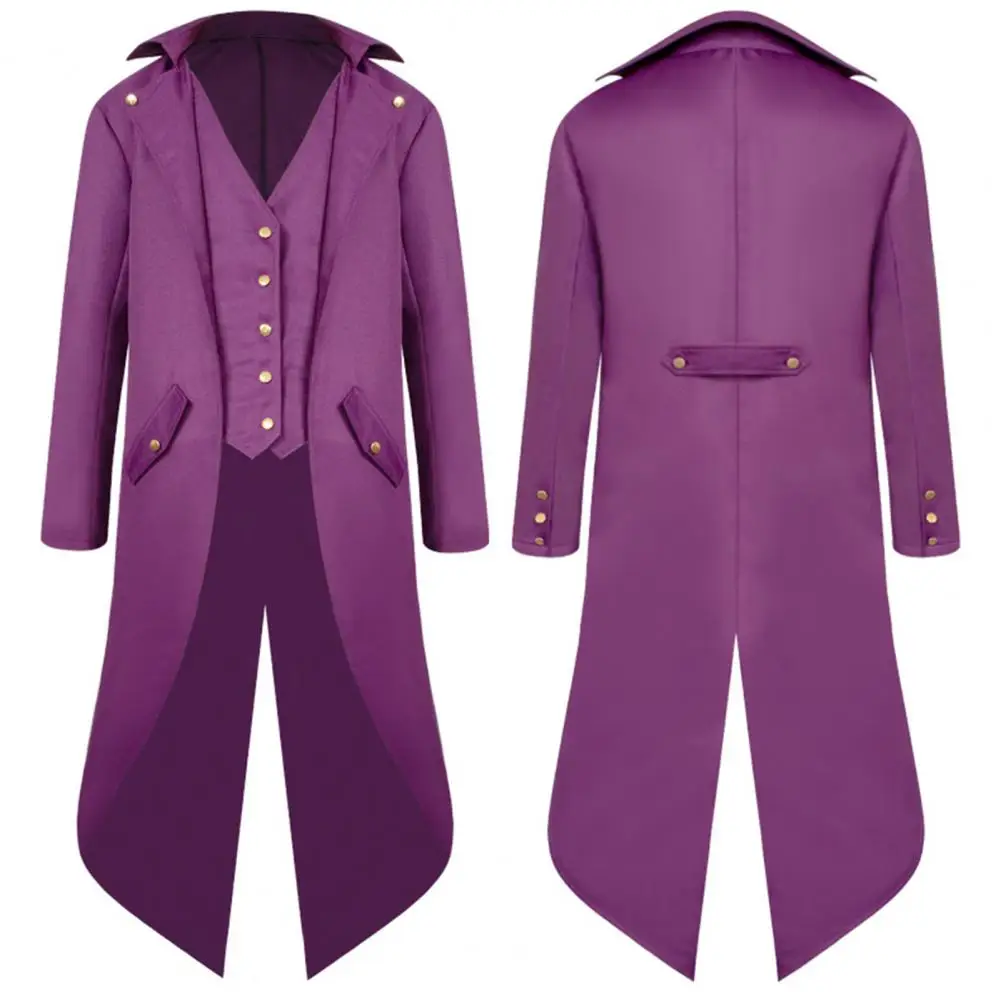 

Temperament Stylish Punk Mid-length Outwear Outerwear Coat Long Sleeves for Performance