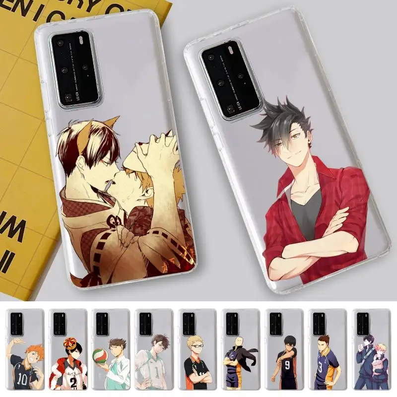

MaiYaCa Haikyuu Phone Case for Samsung A51 A52 A71 A12 for Redmi 7 9 9A for Huawei Honor8X 10i Clear Case