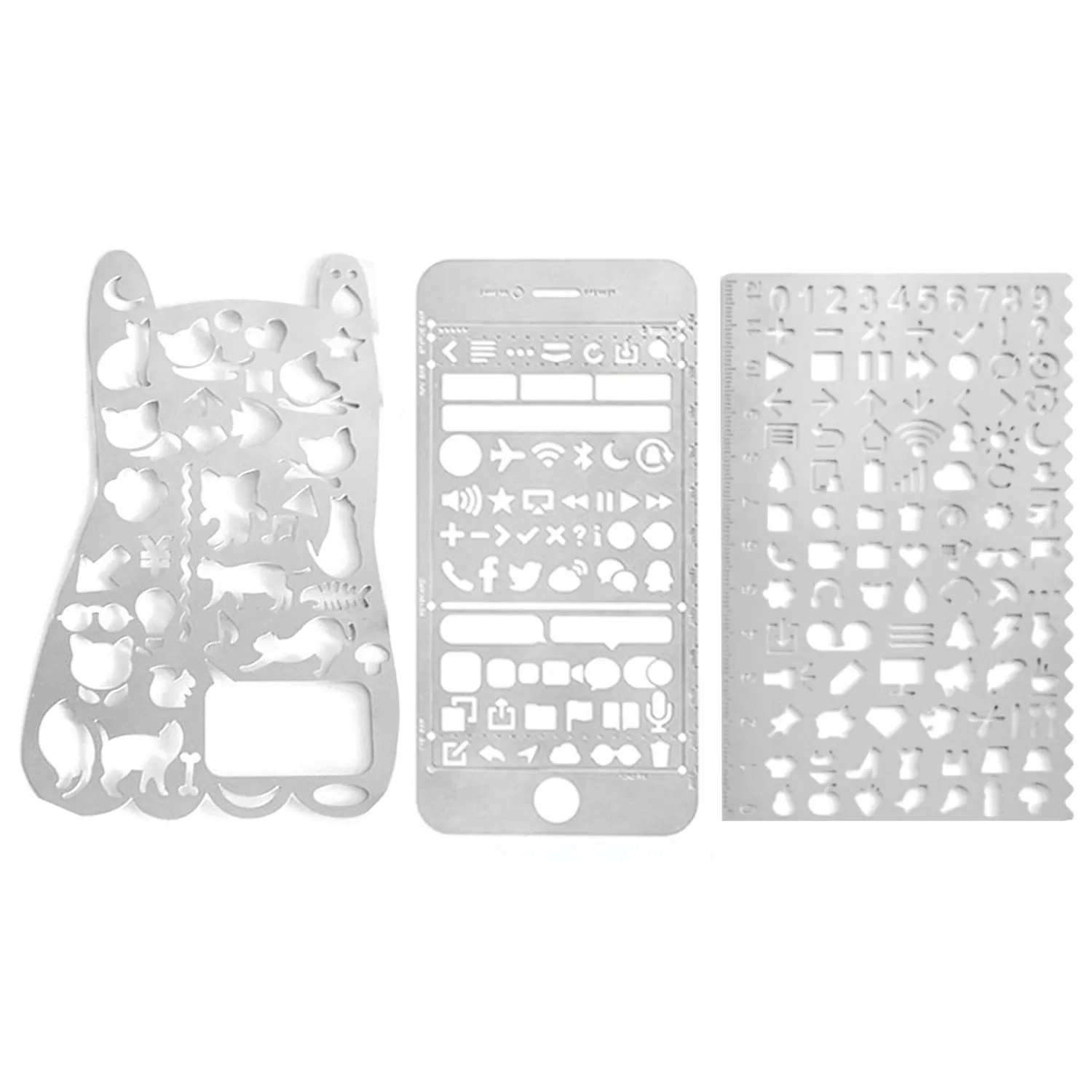 Металлический трафарет для рисования Drawing Template