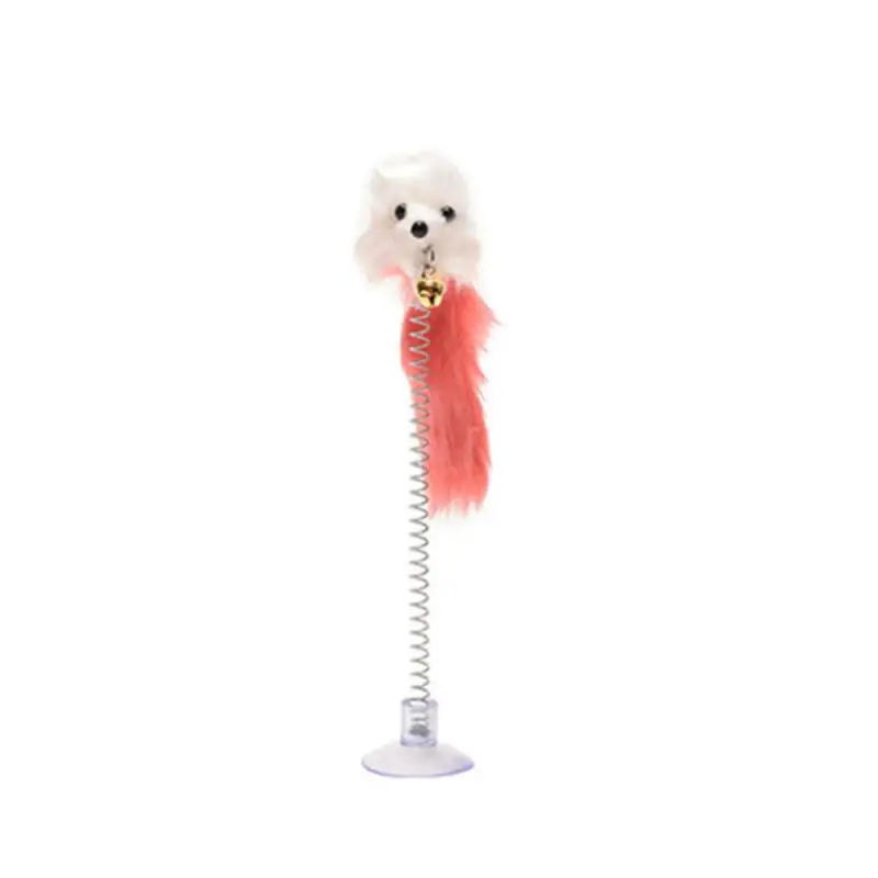 

New Pet Cat Toy Stick Feather Rod Mouse Toy With Mini Bell Cat Catcher Teaser Interactive Cat Toy Kitten Игрушки Для Кошек