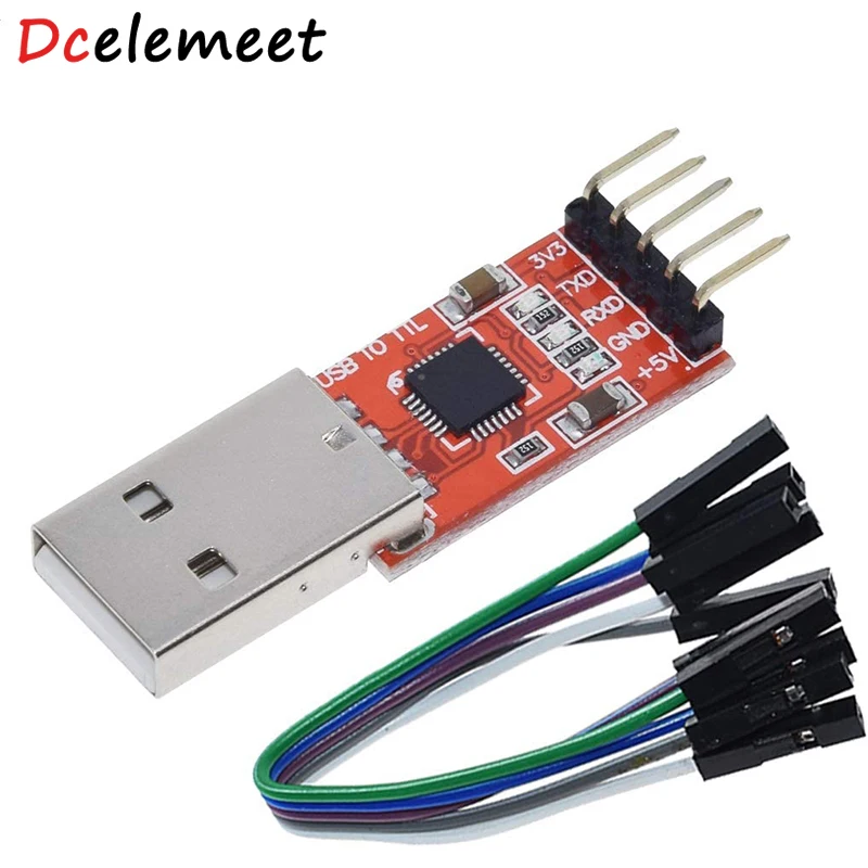 

CP2102 USB 2.0 to UART TTL 5PIN Connector Module Serial Converter STC Replace FT232 CH340 PL2303 CP2102 MICRO USB for aduino