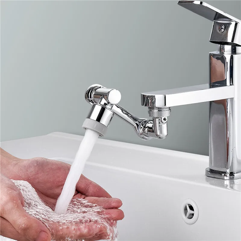 

Innovative Universal Splash Filter Faucet Rotate Water Outlet 1080° Bathroom Basin Lengthen Extender Kitchen Accessories 1 Pcs