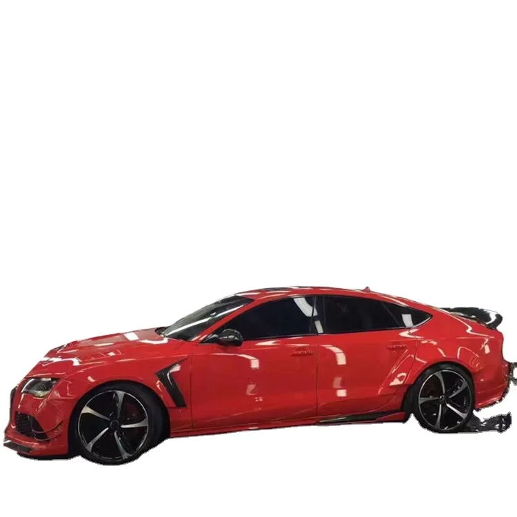 Обвес для Audi A7 в RS7 facelif передний бампер широкие/расклешенные крылья передняя губа