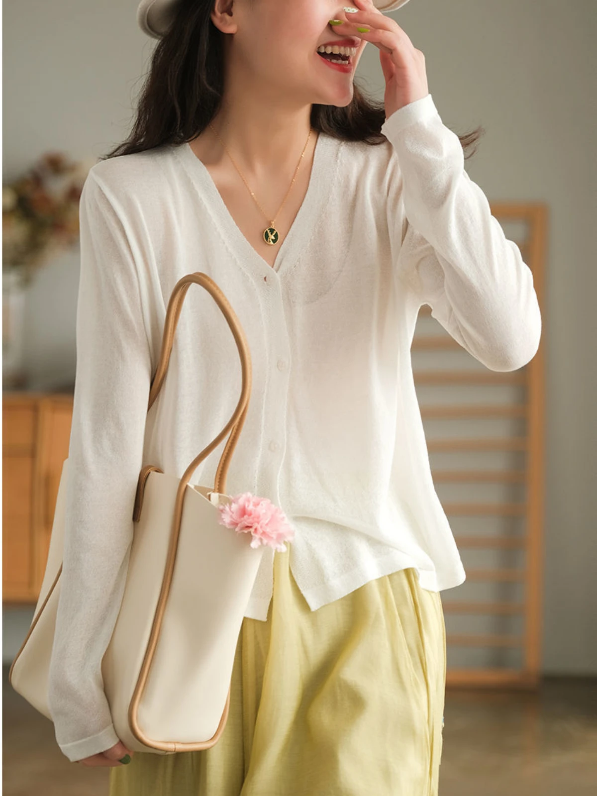 

Женский Длинный хлопковый кардиган Za, короткий защитный тонкий свитер с солнцезащитным рукавом, вязаный кардиган в Корейском стиле на лето и весну