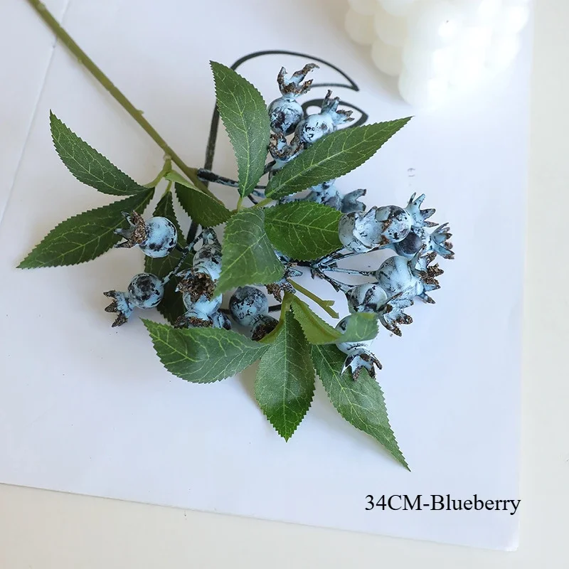 

Искусственная веточка ягод 67 см для декора