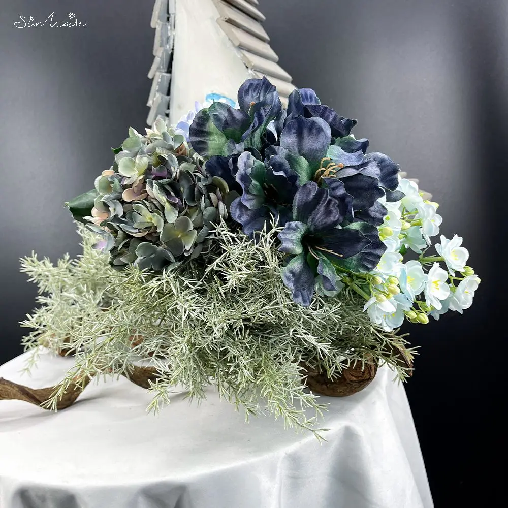 SunMade игольчатая сосновая трава эвкалипт пластиковые искусственные растения