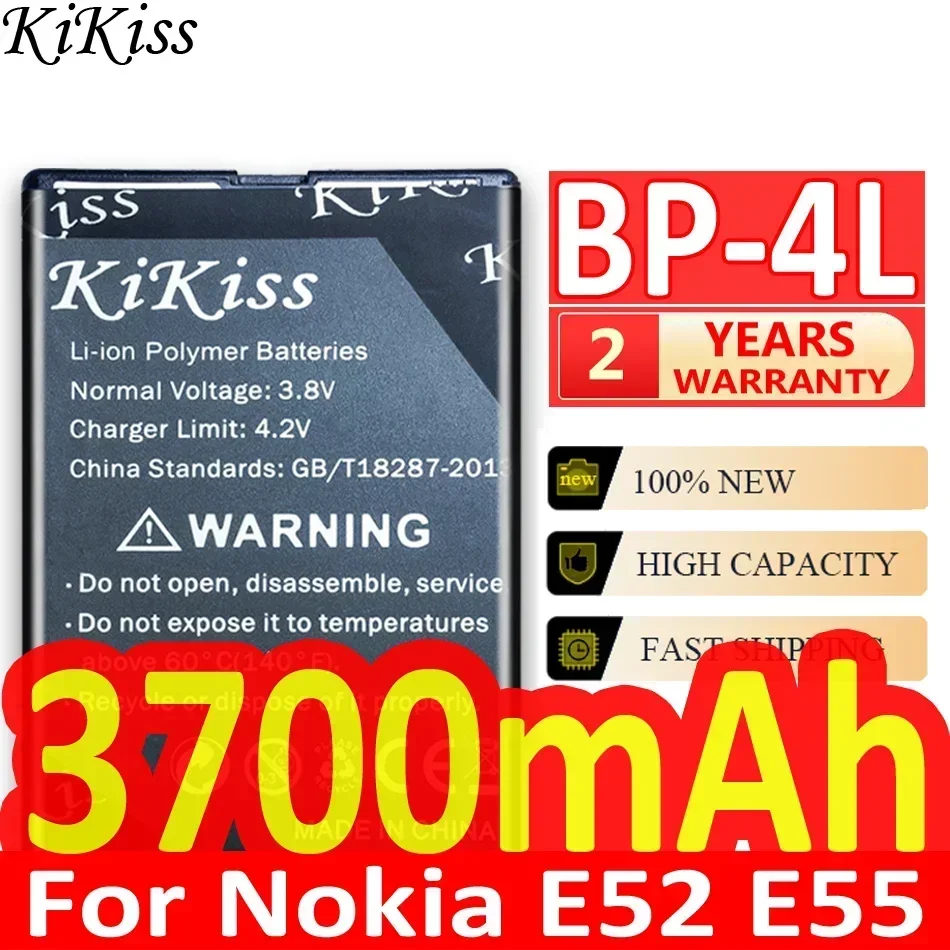 Аккумулятор BP-4L большой емкости 3700 мАч для Nokia N97i E71 E71x E73 E90 E90i N810 аккумулятор Batterij