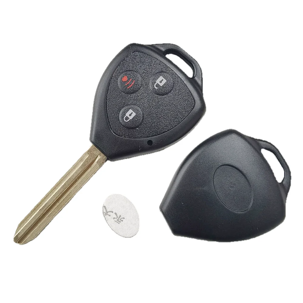 

3 Button Remote Key Shell for Toyota with Uncut TOY43 Blade