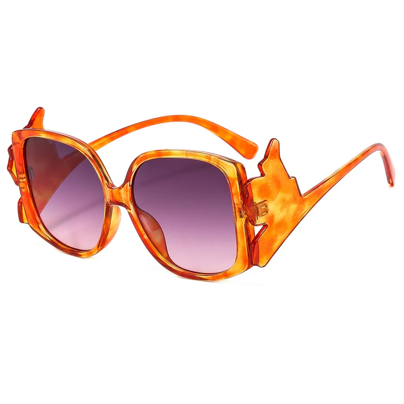 

High quality Colorful Square Sunglasses Women Retro Unique Legs Gradient Shades Men Trending Sun Glasses UV400