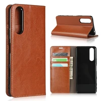 for sony 5 ii mobile phone case xperia 10 ii mobile phone case leather flip wallet leather cover