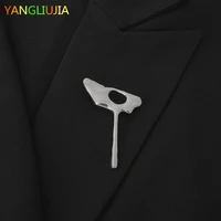 irregular metal brooch europe united states temperament hip hop punk fashion personality brooch couples clothing accessories
