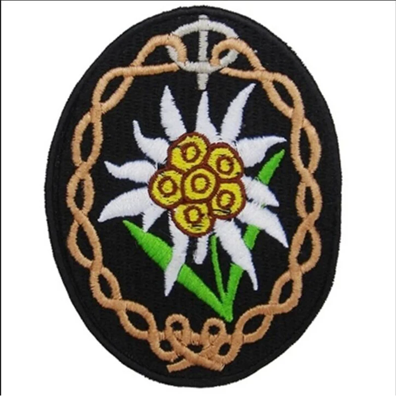 Нашивка на руку с надписью Немецкие горные войска времен Второй мировой войны