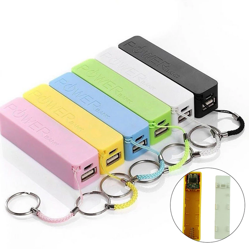 

Portable 2600mAh USB External Power Bank Case Pack Box 18650 Battery Charger