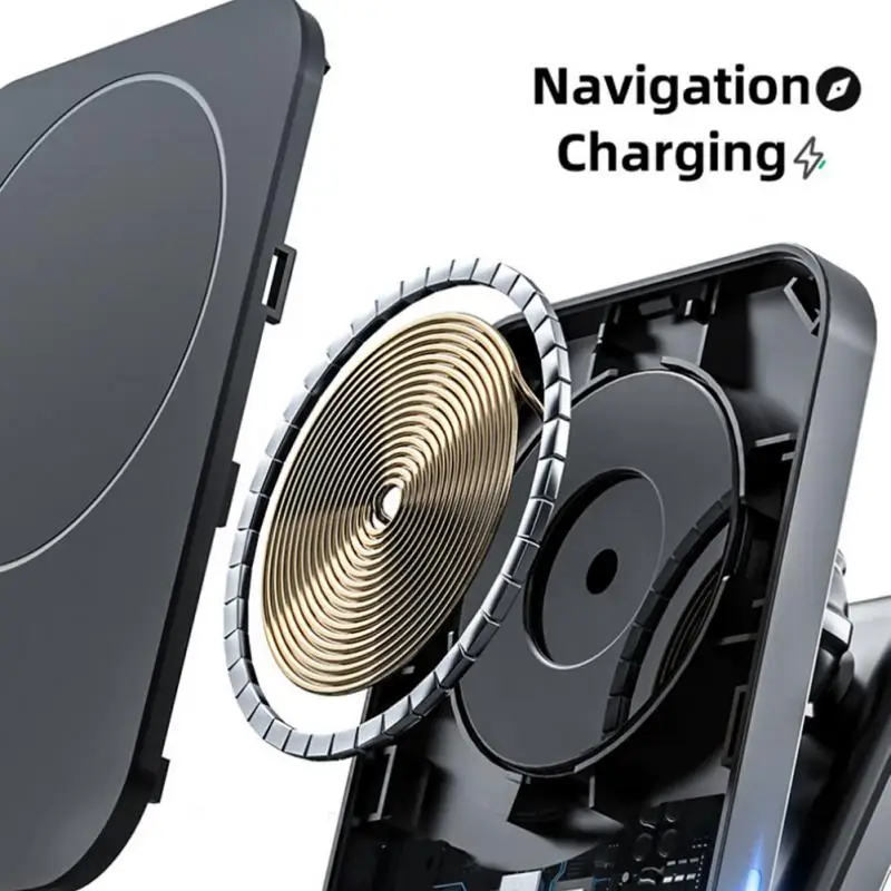 

Magnetic Car Wireless Charger Car Air Vent Stand Phone Holder 15W QI Fast Charging Station For IPhone 12 13 14 Pro Max Mounts