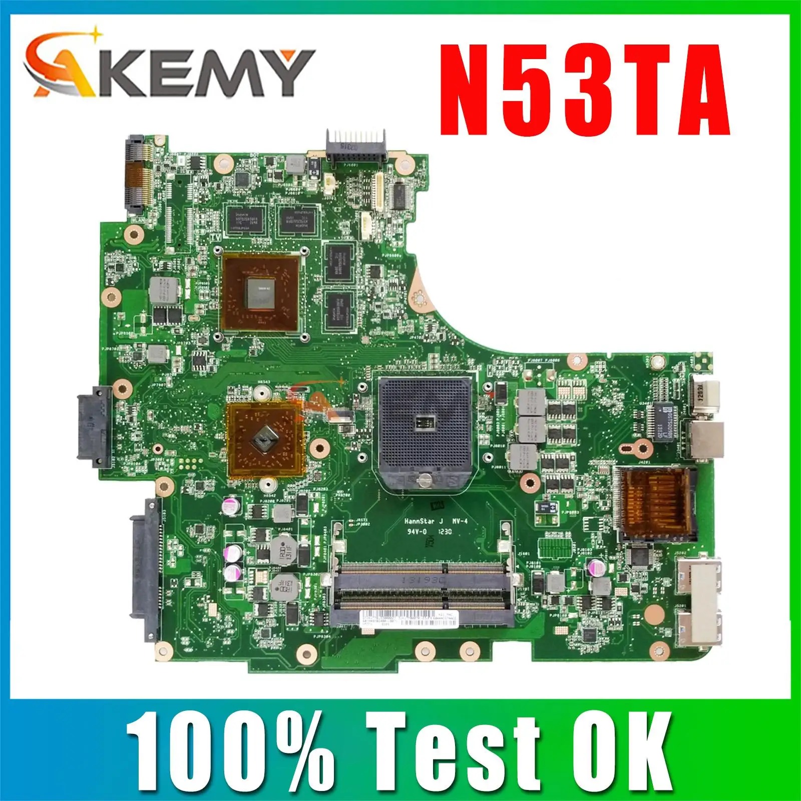 N53TA Motherboard For ASUS N53T N53TA N53TK Laptop Mainboard 90R-NBTMB100U 100% Tesk OK