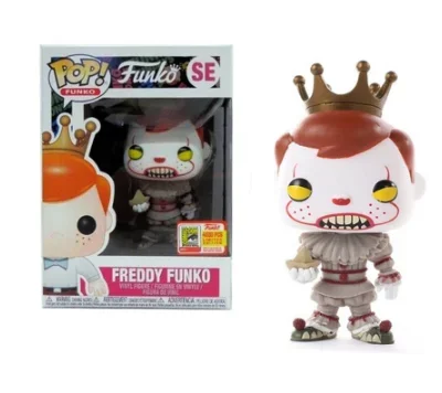 FUNKO POP Freddy Pennywise виниловые фигурки Фредди Funko Fish Коллекция Модель игрушки для детей
