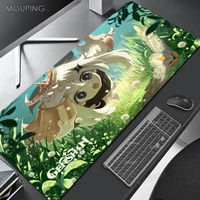 genshin mouse pad carpet kawaii accessories girls anime cushion aesthetic rug computer laptop table mats decorations for gamers