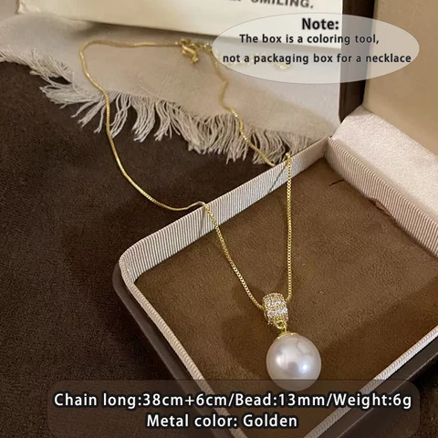 Taoya золотая цепочка с жемчугом