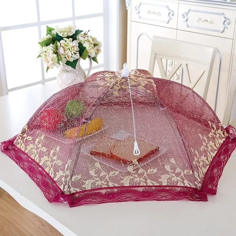

2022 Style Food Covers Anti Fly Mosquito Meal Cover Lace Kitchen Gadgets Cooking Tools