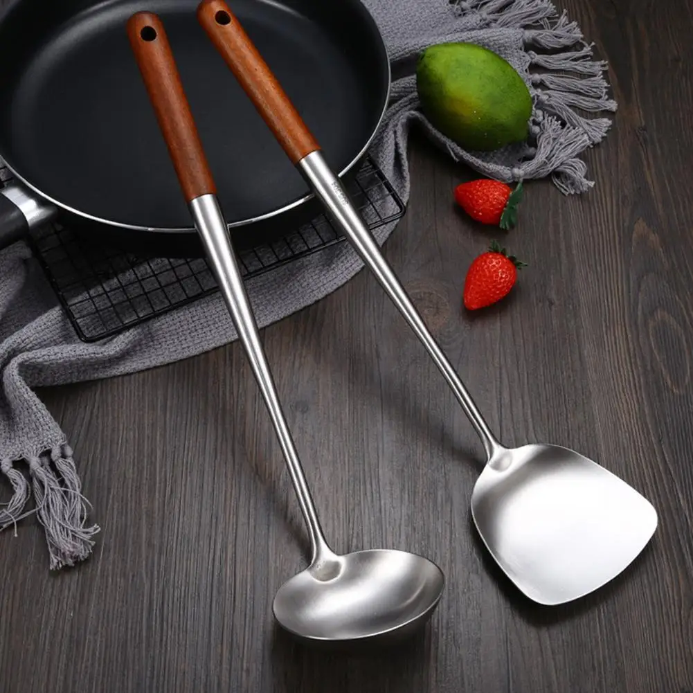 

Convenient Cooking Shovel Stylish Lightweight Soup Spoon Stainless Steel Soup Spoon for Bar Cooking Spatula