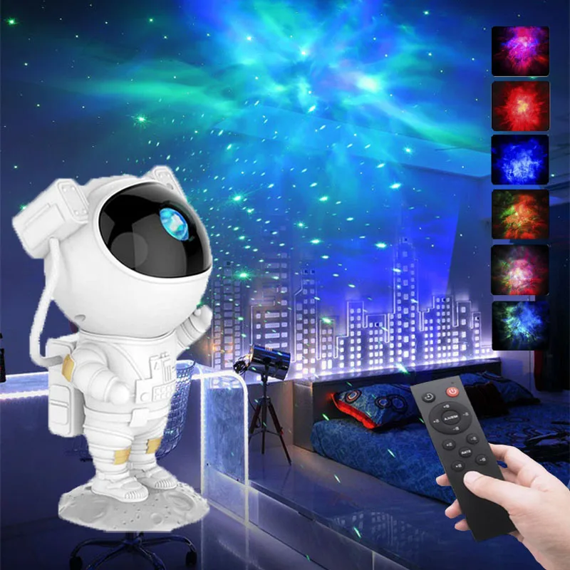 

Проектор Galaxy Star с астронавтом, декоративный ночник с проекцией настроения, романтическое украшение для дома, гостиной, спальни, Подарочный ...
