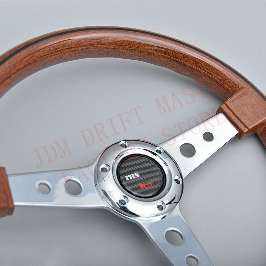 14-дюймовый универсальный классический деревянный руль Sim Racing спортивный для Nismo