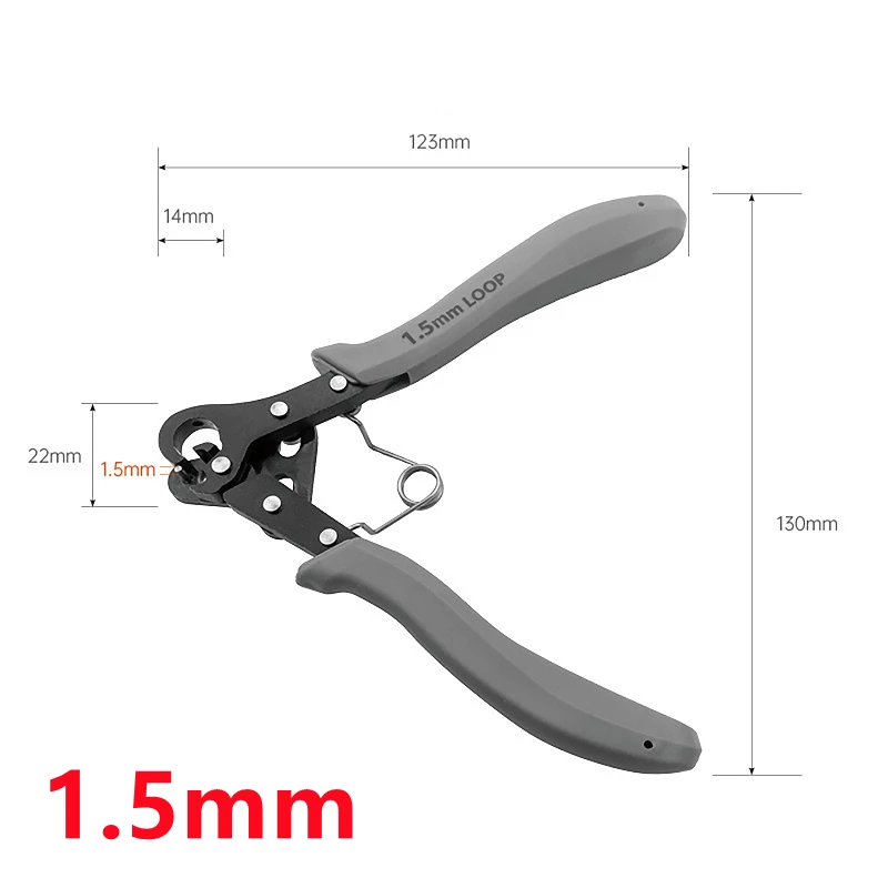 

Набор плоскогубцев для проволоки 1,5/2,25/3 мм для намотки проволоки, гибки, ремонта ювелирных изделий, плоскогубцы с круглым носом для обмотки колец
