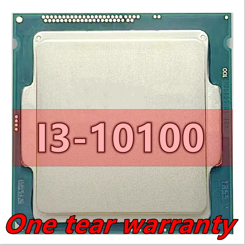 I3-10100 i3 10100 SRH3N 3,6 ГГц 4-ядерный 8-поточный ЦПУ процессор L2 = 1M L3 = 6m 65 Вт LGA 1200