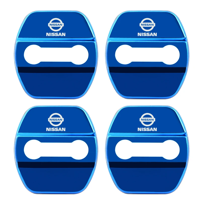 

4 шт. накладки на замки дверей автомобиля из нержавеющей стали для Nissan Qashqai, X-trail, Navara, Note, Juke, Sentra, Patrol, Micra, аксессуары для стайлинга автомобиля