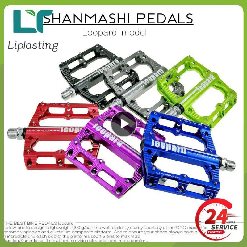 

Road Bike Pedals Aluminium Alloy Ultralight MTB Pedals Bicycle Flat Pedals MTB Bearing Anti-skid Foot Pedal Bike Parts