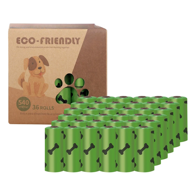 

15PCS 1Roll Biodegradable Dog Poop Bags with 1pc Dispenser for Pet Leak Proof Thick Waste Bags for Pet Outdoor Supplies