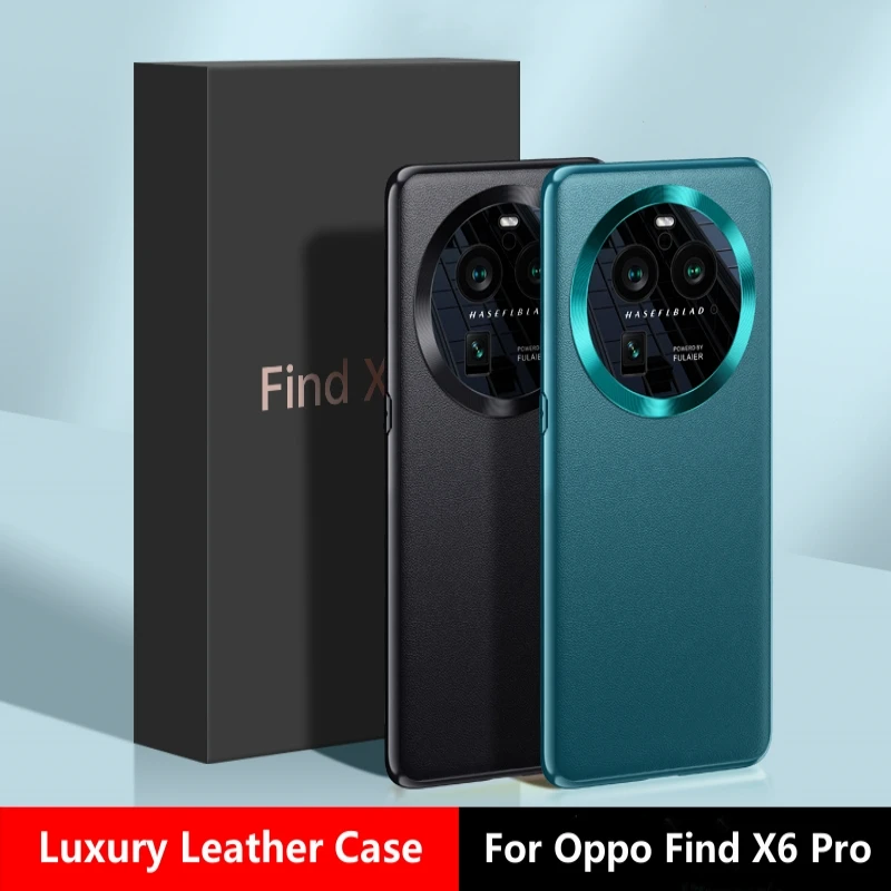 

Роскошный чехол из искусственной кожи для Oppo Find X6 Pro, стильный мягкий чехол для телефона Find X6 X6 Pro, задняя крышка, силиконовый защитный бампер