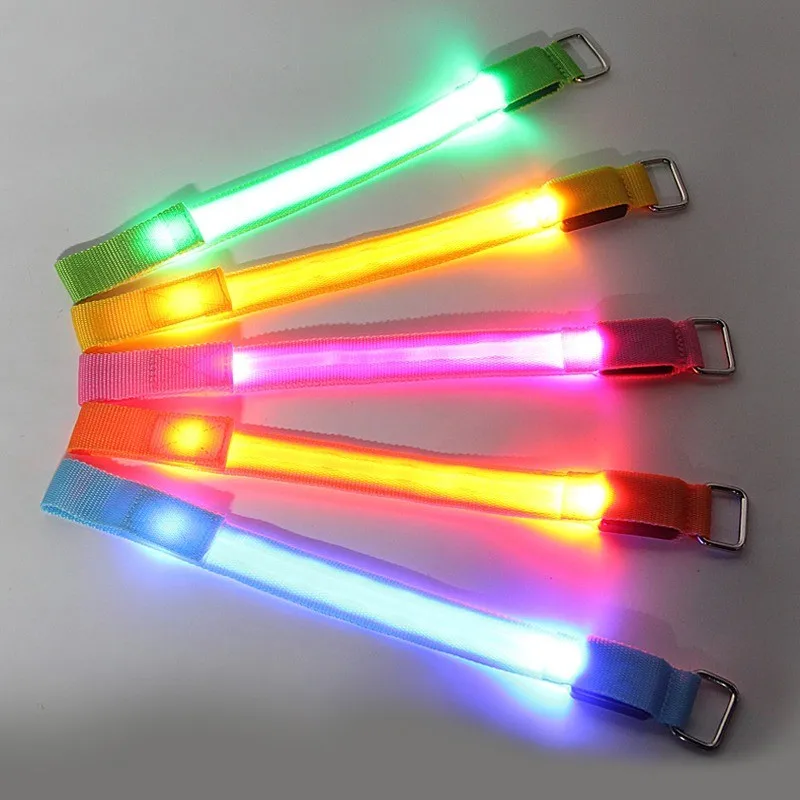 

Horse Leg Strap Outdoor Riding Safety Warning Strap Visible At Night Multi-colored Equestrian Supplies Luminous Horse Leg Strap